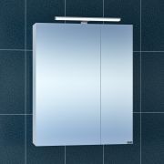 Зеркальный шкаф СаНта Стандарт 60 113005, цвет белый, с подсветкой