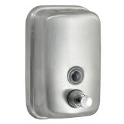 Дозатор для жидкого мыла настенный Solinne TM801ML 0,5л, нерж. сталь, хром/матовый (2512.031)