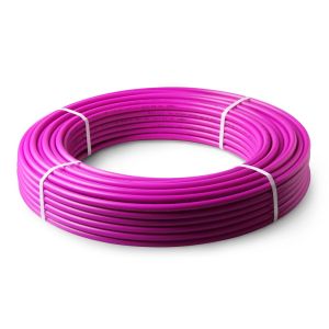 Труба из полиэтилена повышенной термостойкости PE-RT 16*2,2 (200м) кисл барьер PRO AQUA фиолетовая