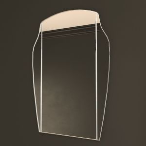 Зеркало MIXLINE «Макс» 500*750 (ШВ) гравировка