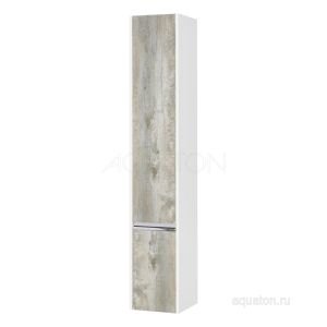 Шкаф - колонна AQUATON Капри левый бетон пайн 1A230503KPDAL