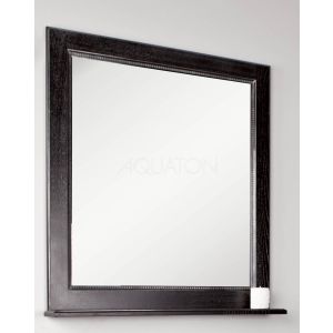 Зеркало AQUATON Жерона 85 черное серебро 1A158702GEM50