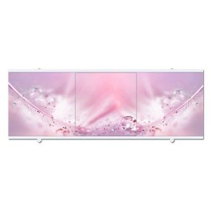 Экран для ванны ПРЕМИУМ А (алюм. профиль) 1,5 розовый