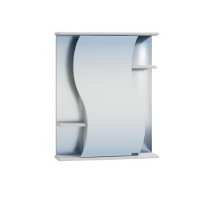 Зеркальный шкаф СаНта Лира 55 101052, цвет белый