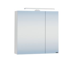 Зеркальный шкаф СаНта Стандарт 70 113009, цвет белый, с подсветкой