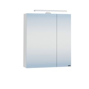 Зеркальный шкаф СаНта Стандарт 60 113005, цвет белый, с подсветкой