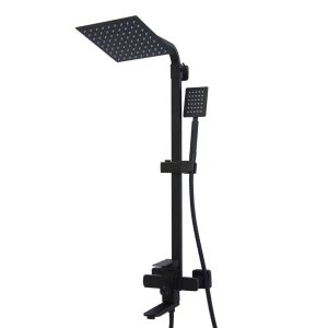 Душевая система 35к HB23803-7 HAIBA лейка «Тропический душ» ЧЕРНЫЙ