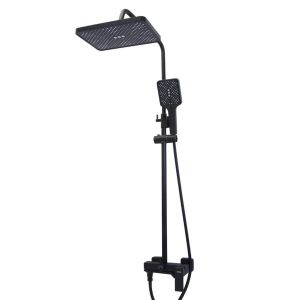 Душевая система 35к HB24575-7 HAIBA лейка «Тропический душ» ЧЕРНЫЙ