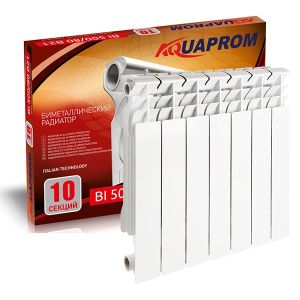 Радиатор биметаллический AQUAPROM/PROFI 500*80  4 сек.