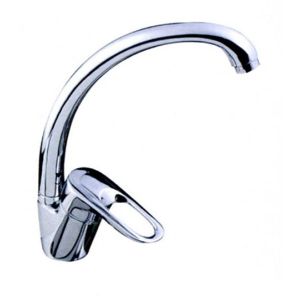 Смеситель для кухни 40к L4104 Ledeme с отв боковая, латунь