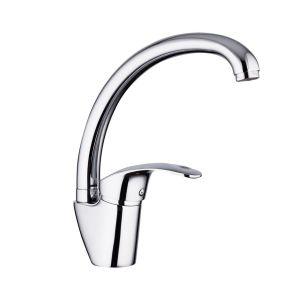 Смеситель для кухни 40к F4121 FRAP (выс.пов.излив, п/шпильку, хром, латунь)