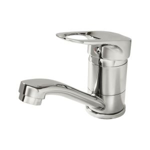 Смеситель для кухни 40к F4529-B FRAP (плоск.пов. излив, п/шпильку, хром, силумин)