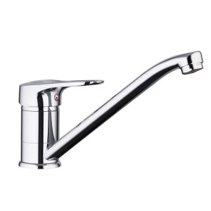 Смеситель для кухни 40к F4904 FRAP (плоский пов.излив, п/гайку, хром, латунь)