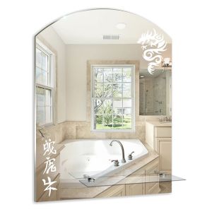 Зеркало MIXLINE «Дракон» 495*670 (ШВ) с полкой