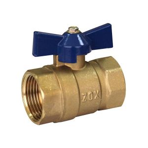 Кран шаровой 1/2'' вн/вн бабочка ZOX/RM-L