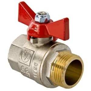 Кран шаровой 3/4'' вн/нар бабочка VALTEC VT.218