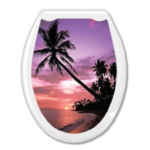 Сиденье для унитаза «Универсал Декор» Закат Европласт