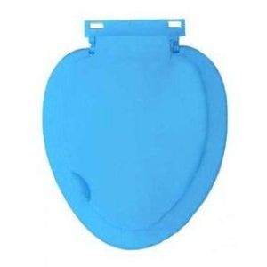Сиденье для унитаза овал голубой