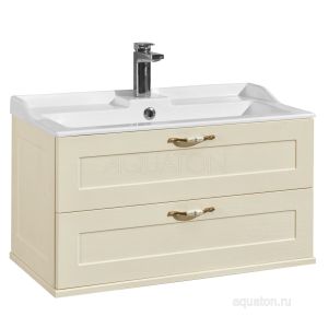Тумба под раковину AQUATON Леон 80 дуб бежевый 1A186301LBPR0