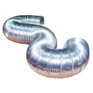 Воздуховод гофрированный алюминиевый 1,5м 125 (90 мкр) «Флекс»