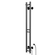 Полотенцесушитель MIXLINE MOON BLACK 120/10 (таймер,103 Вт) электрический ЧЕРНЫЙ