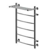 Полотенцесушитель MIXLINE CAPELLA 80х50х50 (1'' НР, 5 перекладин + ПОЛКА, правое подкл) водяной
