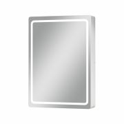 Зеркальный шкаф MIXLINE «Симпл» 500*700 (ШВ) универсальный,механический выкл., светодиодная подсветк