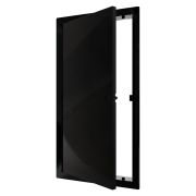Люк ревизионный пластиковый нажимной  172*322 с  фланцем 150*300  L1530N Black EVECS