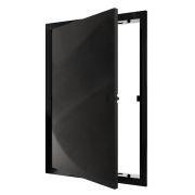 Люк ревизионный пластиковый нажимной  223*323 с  фланцем 200*300  L2020N Black EVECS