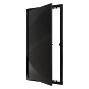 Люк ревизионный пластиковый нажимной  223*423 с  фланцем 200*400  L2040N Black EVECS