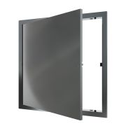 Люк ревизионный пластиковый нажимной  327*327 с  фланцем 300*300  L3030N Gray EVECS