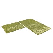 Набор ковриков д/ванной Shahintex Vintage  60*100+60*50 зеленый (01)