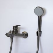 Смеситель для ванны 35k MIXLINE ML15-01GR ГРАФИТ