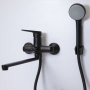Смеситель для ванны и раковины 35k MIXLINE ML14-02BL ЧЕРНЫЙ