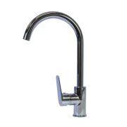 Смеситель для кухни 35k MIXLINE ML14-032 высокий излив б/отв боковая п/гайку (без подводки)