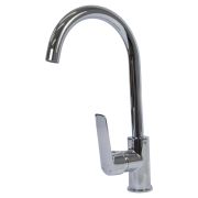 Смеситель для кухни 35k MIXLINE ML15-031 высокий излив б/отв боковая п/гайку (без подводки)