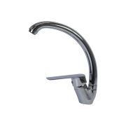 Смеситель для кухни 35k MIXLINE ML15-032 высокий излив б/отв боковая п/гайку (без подводки)