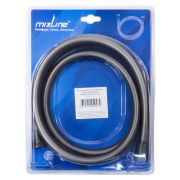 Шланг душевой 150 см имп/кон, силиконовый ГРАФИТ MIXLINE MIX-7-150 ЛЮКС (блистер)