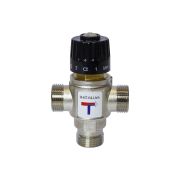Клапан термосмесительный 1'' нар/нар/нар боковое смешение 20-45 град VRT