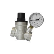 Редуктор давления мембранный 3/4'' диап регул: 1,0 - 10,0 бар с манометром VRT