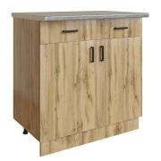 Стол разделочный 80 вотан (2 ящика) столешница бетон