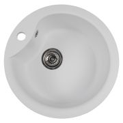 Мойкa ML-GMS101 СТАНДАРТ круглая, белый (331), 480 мм (глуб. чаши 190)