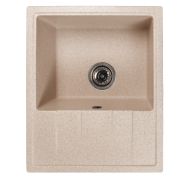 Мойка ML-GMS103 СТАНДАРТ с крылом, бежевый (328),  570*460*190мм