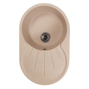 Мойка ML-GMS105 СТАНДАРТ овальная с крылом, бежевый (328), 740*460*190мм