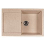 Мойка ML-GMS107 СТАНДАРТ с крылом, бежевый (328), 770*493*190мм