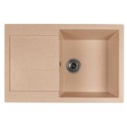 Мойка ML-GMS107 СТАНДАРТ с крылом, песочный (302), 770*493*190мм