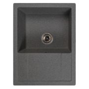 Мойка ML-GMS115 СТАНДАРТ с крылом, темно-серый (309), 645*505*190мм