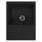 Мойка ML-GMS115 СТАНДАРТ с крылом, черный (308), 645*505*190мм