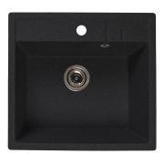 Мойка ML-GMS121 СТАНДАРТ прямоугольная, черный (308), 555*495*190мм