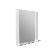 Зеркало «СОФИЯ-60» с полочкой без подсветки  (ПВХ)
